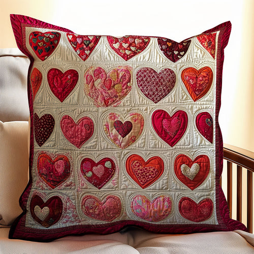 Heart Valentine WX0302156CL Quilt Pillow Case