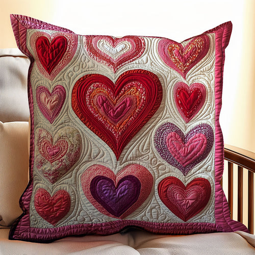 Heart Valentine WX0302160CL Quilt Pillow Case