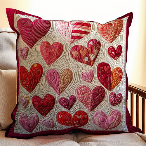 Heart Valentine WX0302161CL Quilt Pillow Case