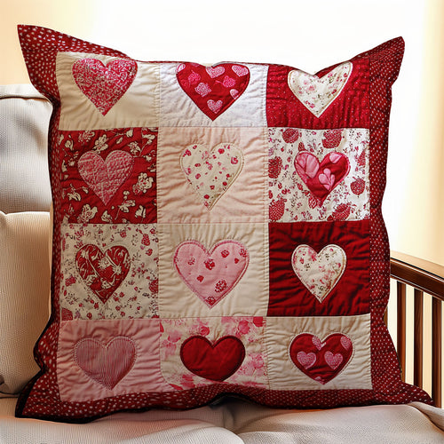 Heart Valentine WX0302162CL Quilt Pillow Case