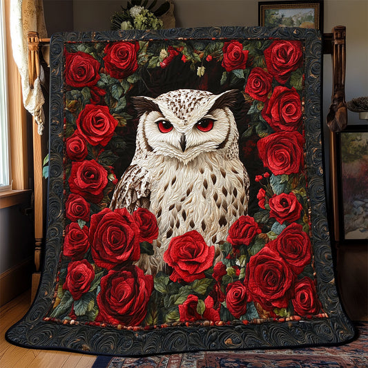 Owl Floral WX0303090CL Quilt