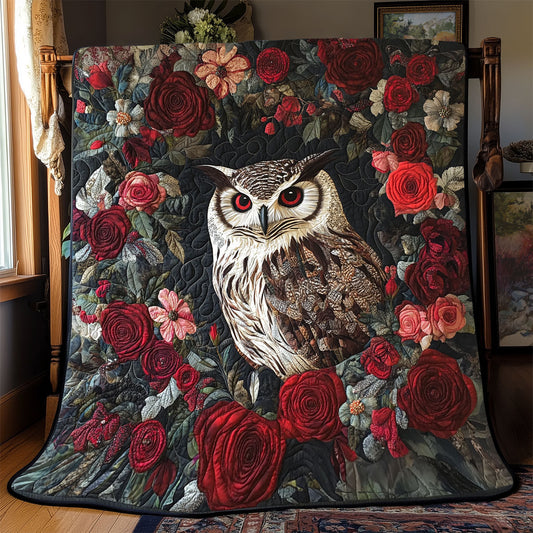 Owl Rose WX0303091CL Quilt