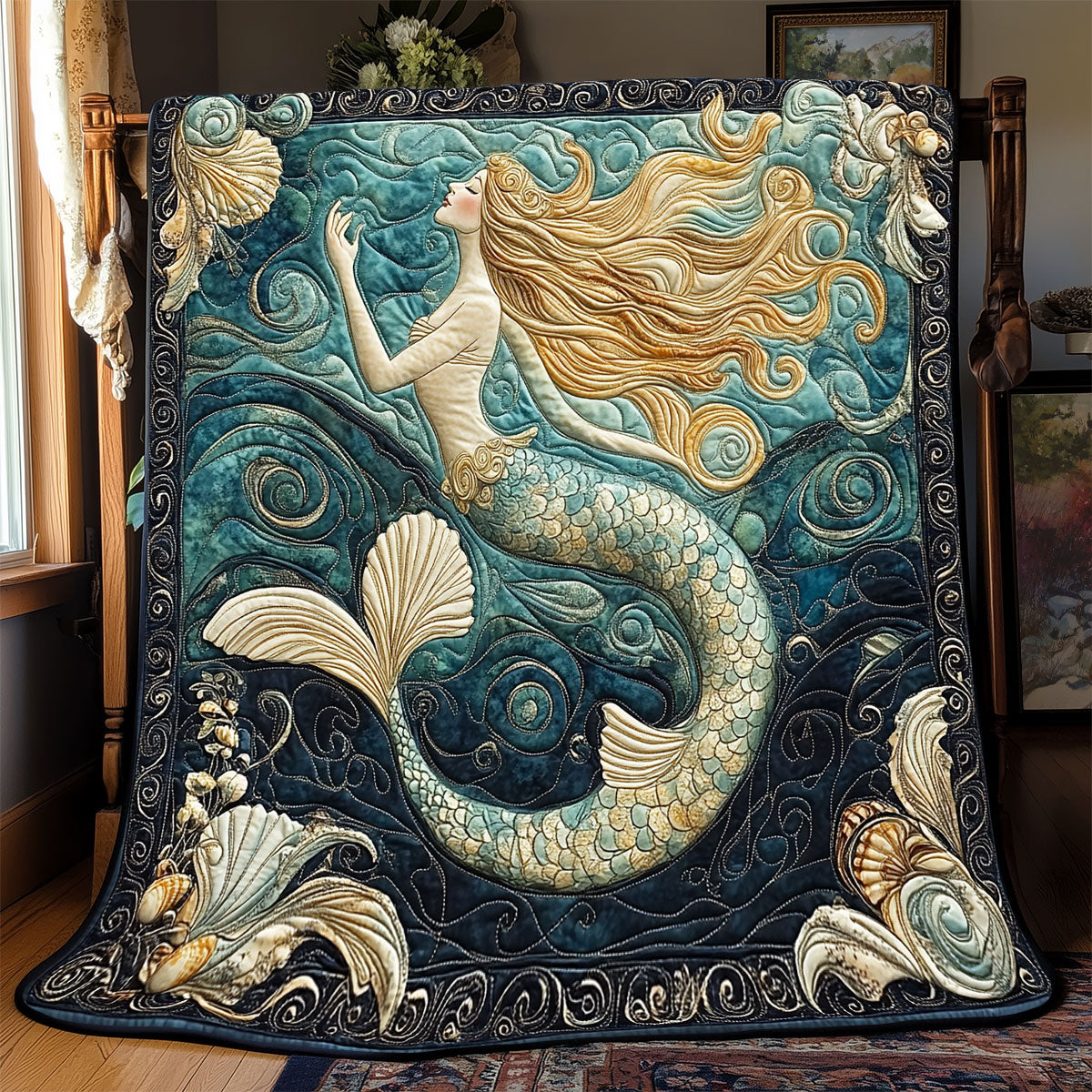Pretty Mermaid WX2301027CL Quilt