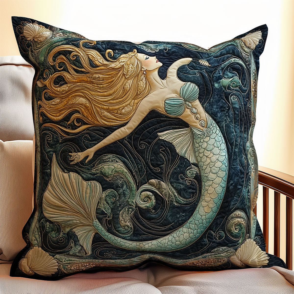 Pretty Mermaid WX2301104CL Quilt Pillow Case