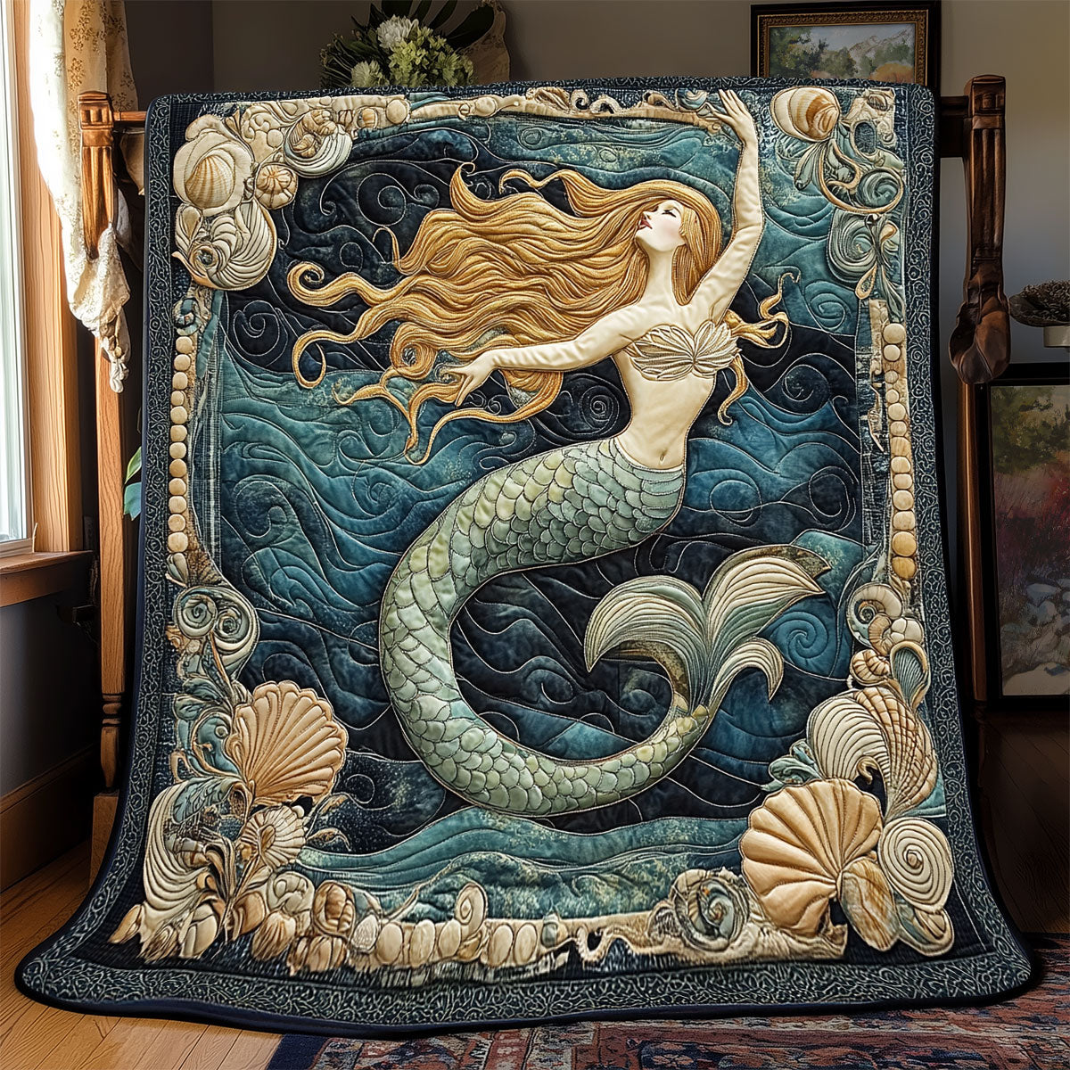 Pretty Mermaid WX2301029CL Quilt