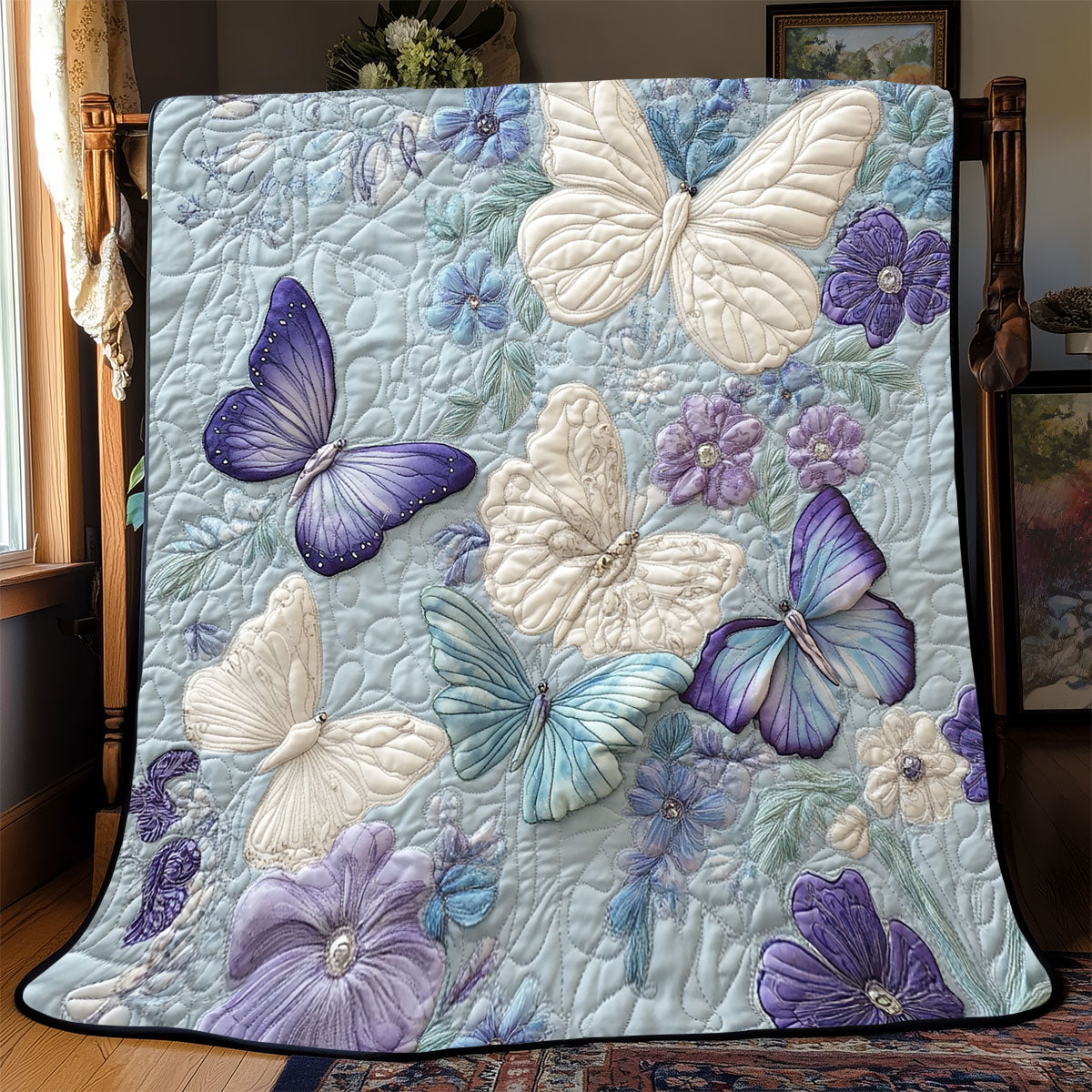 Stunning Butterfly WX2102029CL Quilt