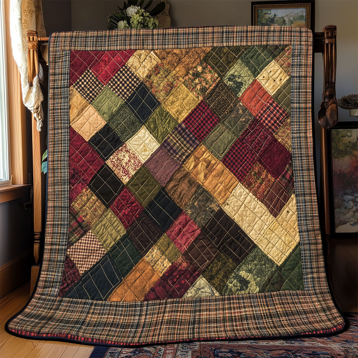 Vintage Patchwork WX2102043CL Quilt