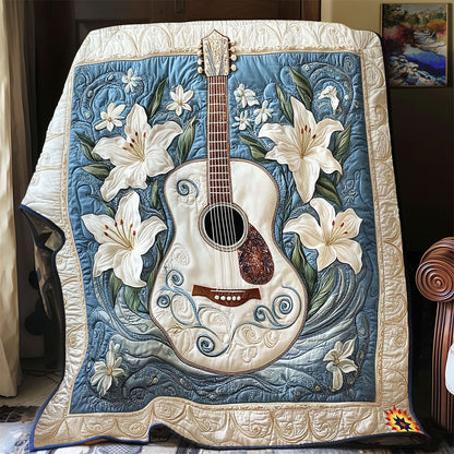 White Flower Guitar WY2412078CL Quilt