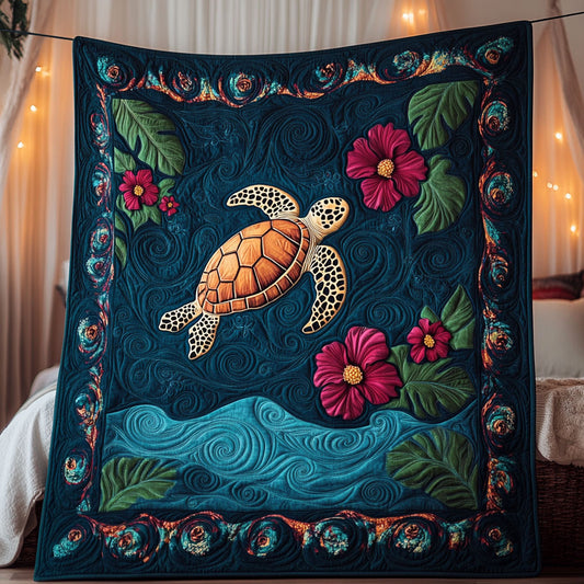 Tropical Turtle DH0110023CL Quilt