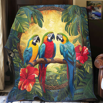 Tropical Parrot Charm CW0701066CL Quilt