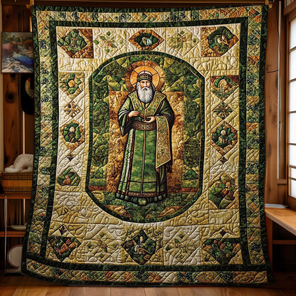 St Patrick God WY0801057CL Quilt