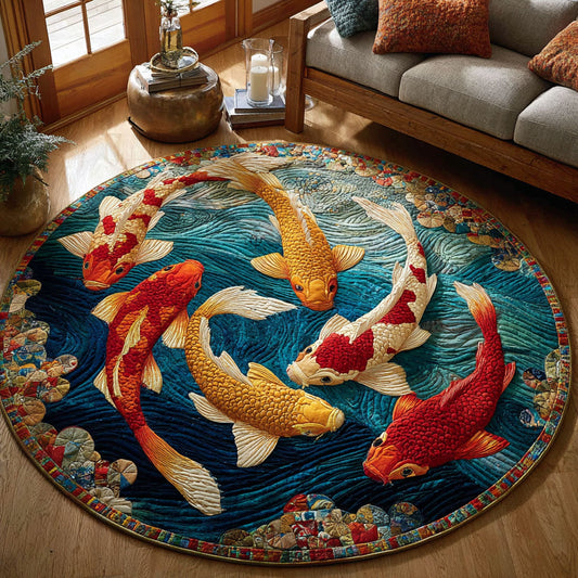 Circle of Fortune CW0409002CL Quilted Round Mat