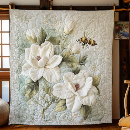 Bee In Magnolia Garden WY2103017CL Quilt