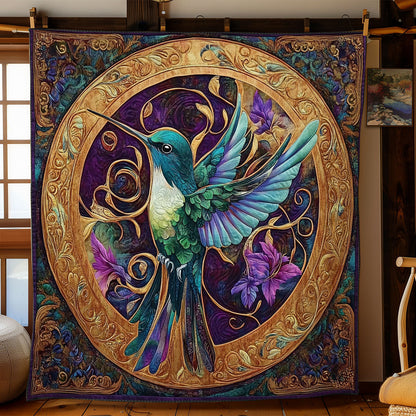 Hummingbird In Mystic Forest WY0602161CL Quilt