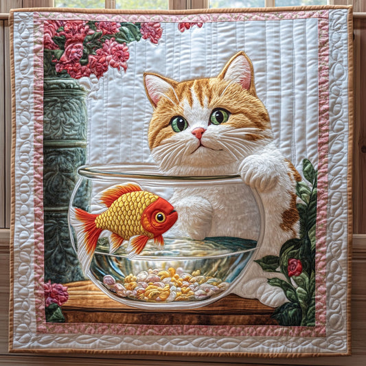 Curious Whiskers CP0206011CL Quilt