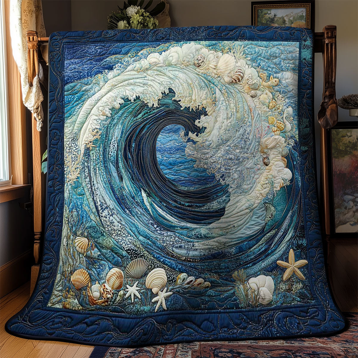 Sacred Wave WN0104046CL Quilt