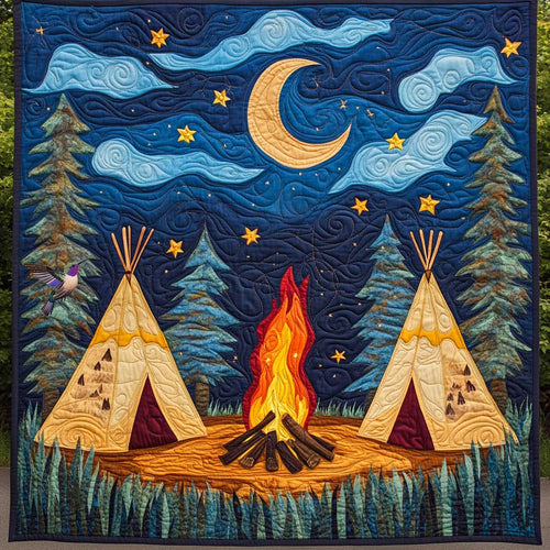 Nightsky Native American Camping WP1112015CL Quilt