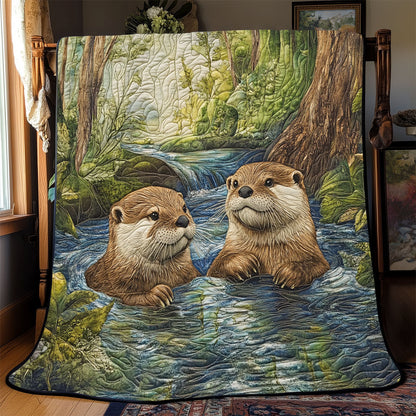 Cute Otter WX0303067CL Quilt