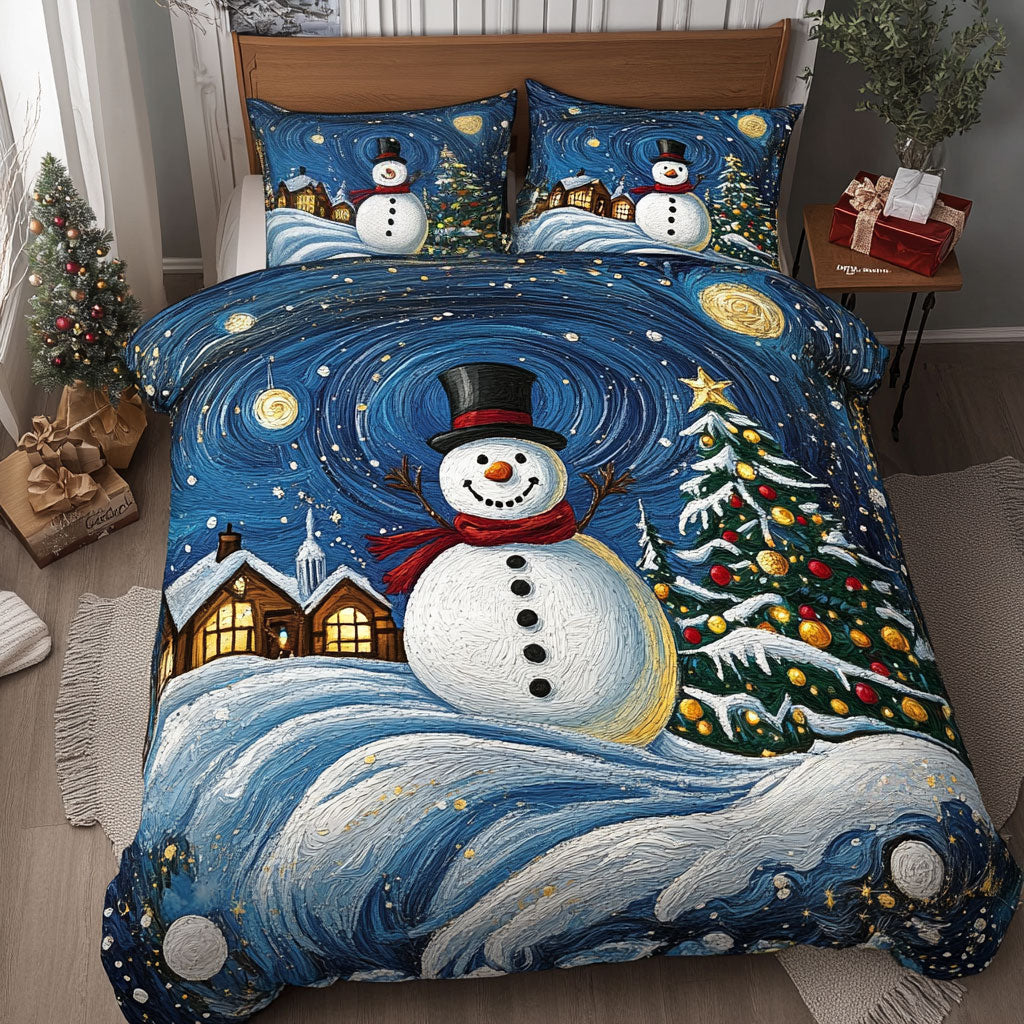 Whispering Snowman WN0511113CL Duvet Cover Set