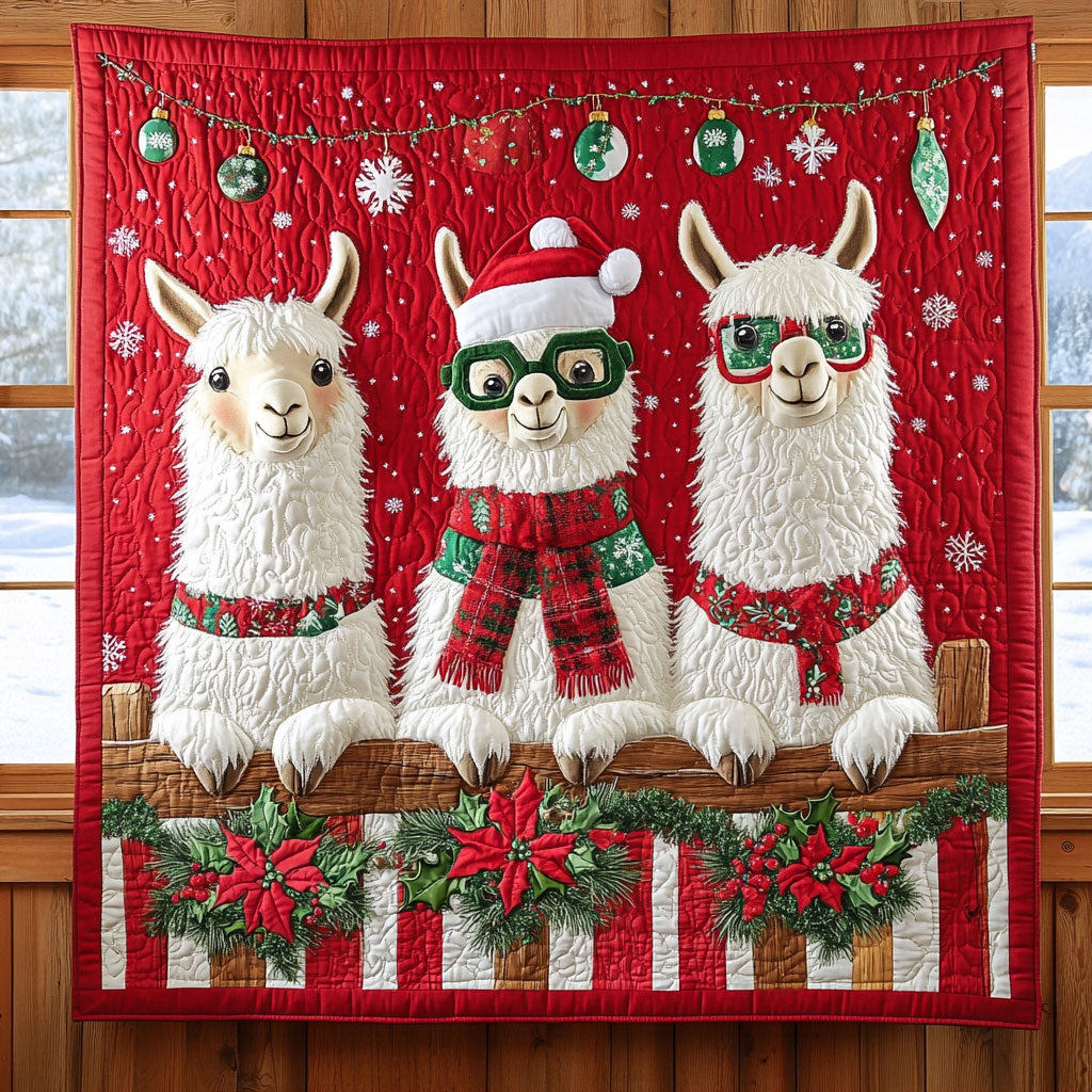 Winter Llama Friend CW1811048CL Quilt