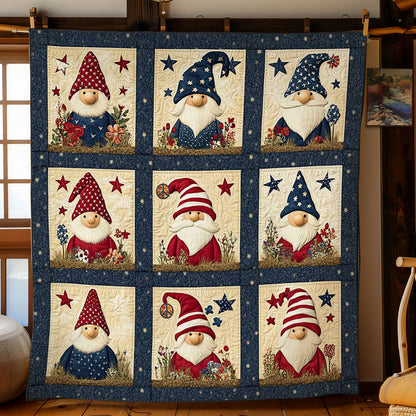 Liberty Flag Gnome WN2811017CL Quilt