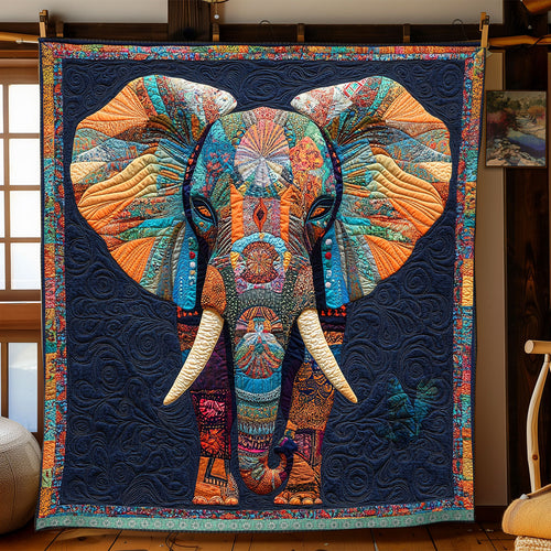 Brilliant Elephant CQ0306013CL Quilt
