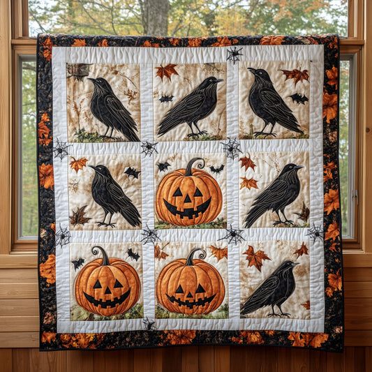Pumpkin Crow Parade CW0708056CL Quilt