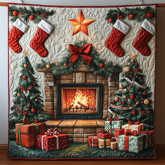Glowing Fireplace LT2709013CL Quilt