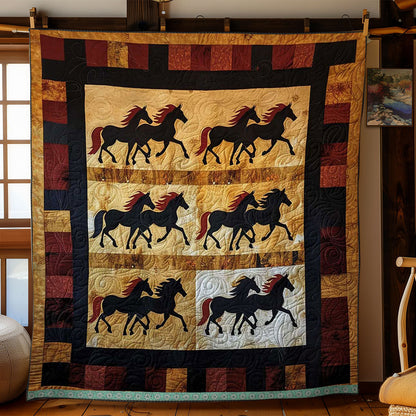 Horse Native American WJ1909011CL Quilt