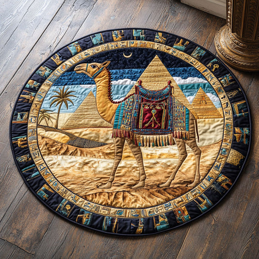 Ancient Camel CQ0306058CL Quilted Round Mat