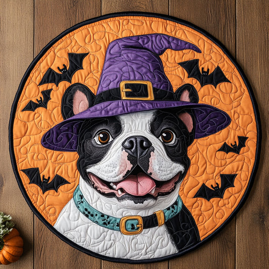 Cheerful Witch CP0707038CL Quilted Round Mat