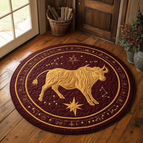 Strong Zodiac Guardian CP1707021CL Quilted Round Mat