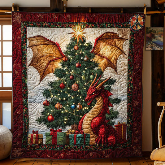 Dragon’s Christmas Wish WN0612041CL Quilt