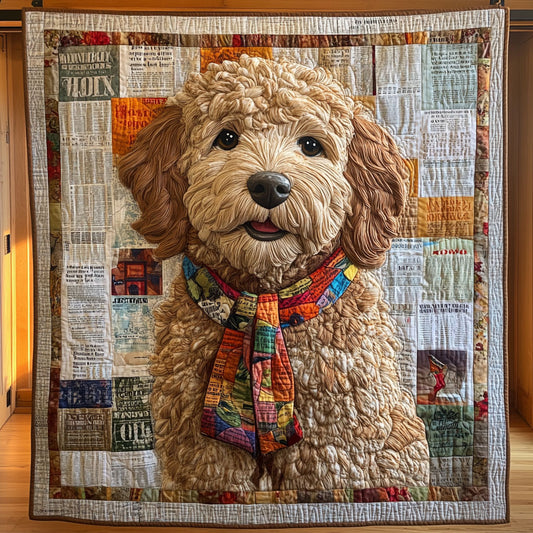 Newspaper Snuggles CP1606036CL Quilt