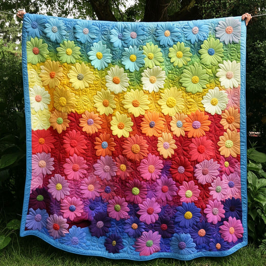 Vibrant Flower CP1005004CL Quilt