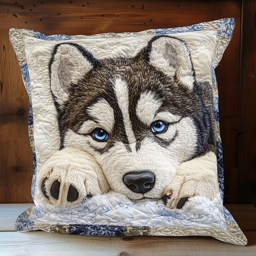 Husky Gaze CP3005013CL Quilt Pillow Case