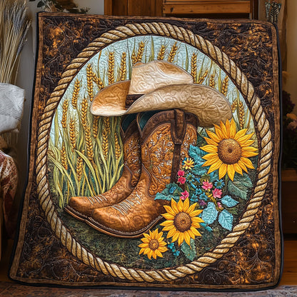 Sunflower Rodeo Spirit WX1306043CL Quilt