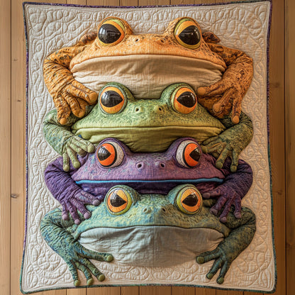 Frog Stack CP1305030CL Quilt