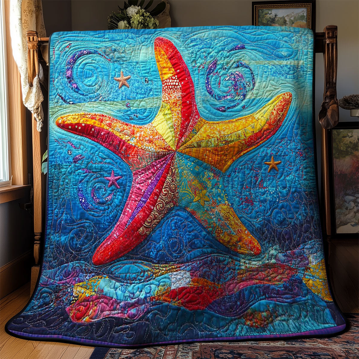 Starfish Dreams WN2503130CL Quilt