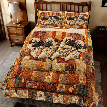 Sleepy Pug WU2612003CL Duvet Cover Set