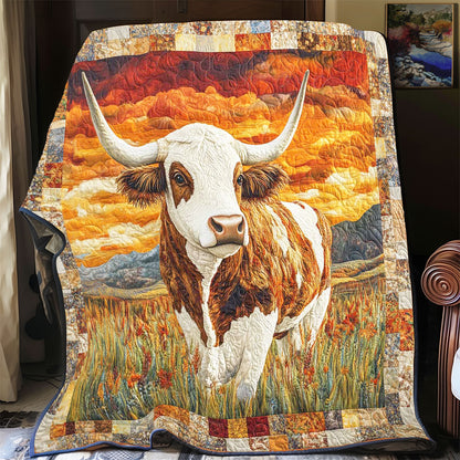 Highland Cow Sunset WP3012013CL Quilt