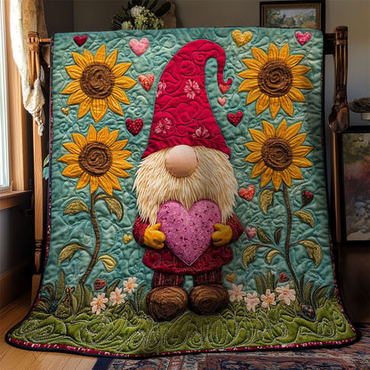 Heartful Gnome WN2512002CL Quilt