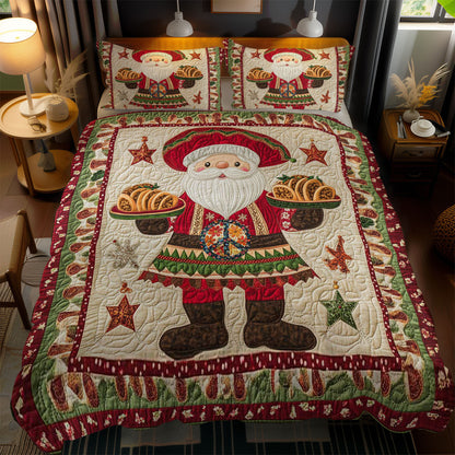 Feliz Navidad Santa WN2311014CL Duvet Cover Set