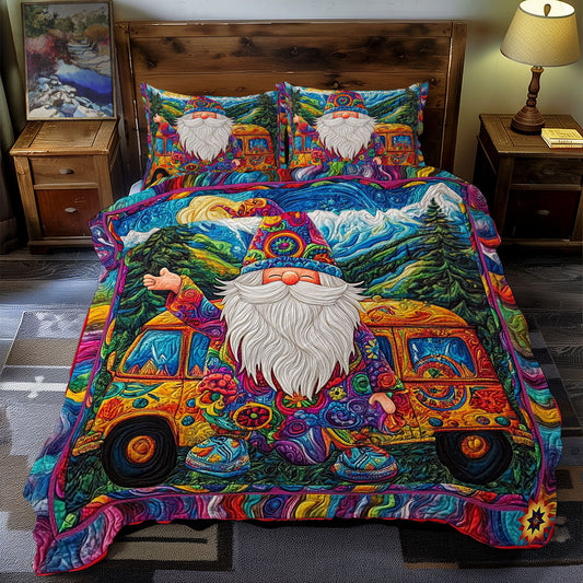 Camping Gnome Hippie WY1312037CL Duvet Cover Set