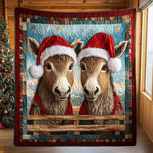 Merry Donkeys CP1111067CL Quilt