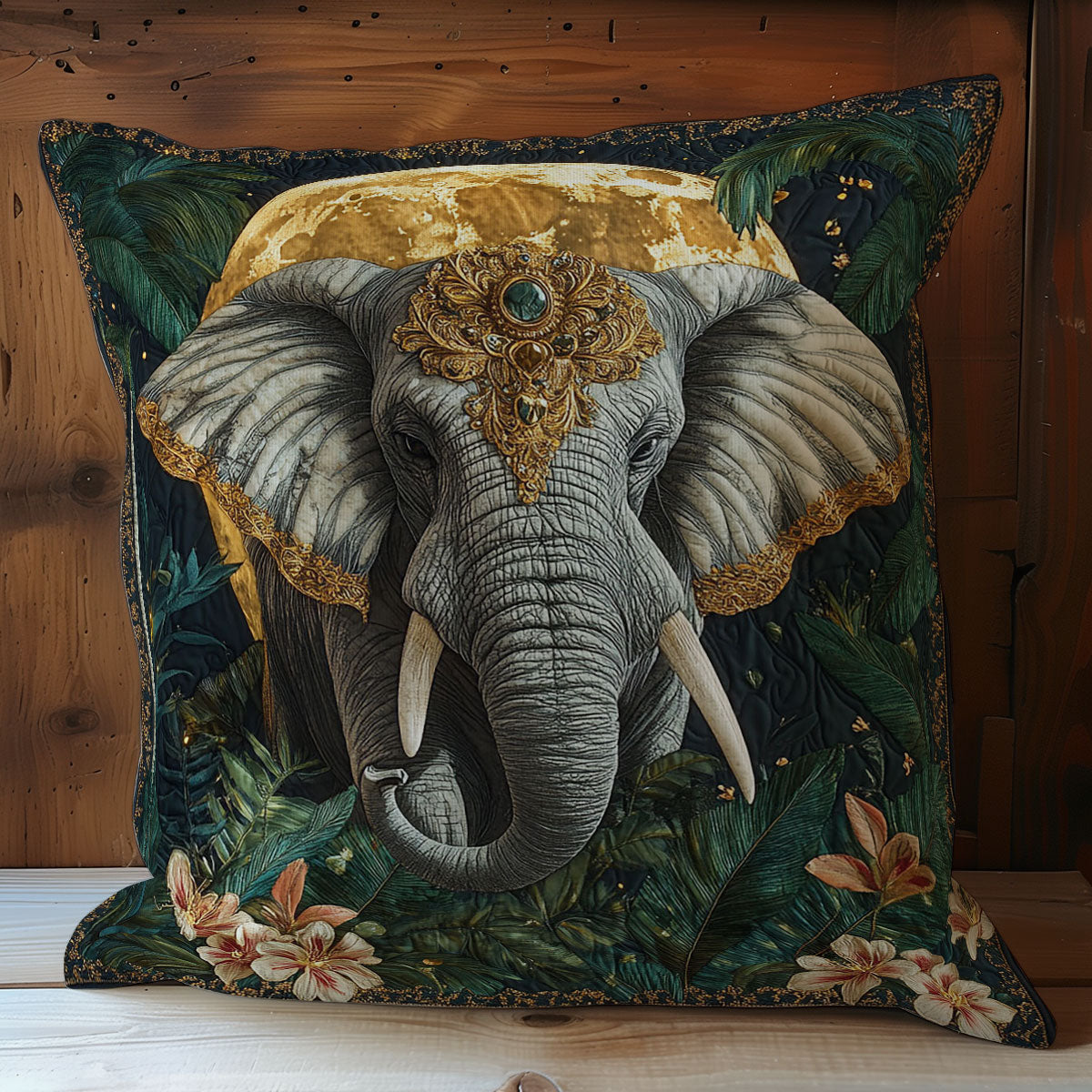 Mystic Midnight Elephant WY2401021CL Quilt Pillow Case