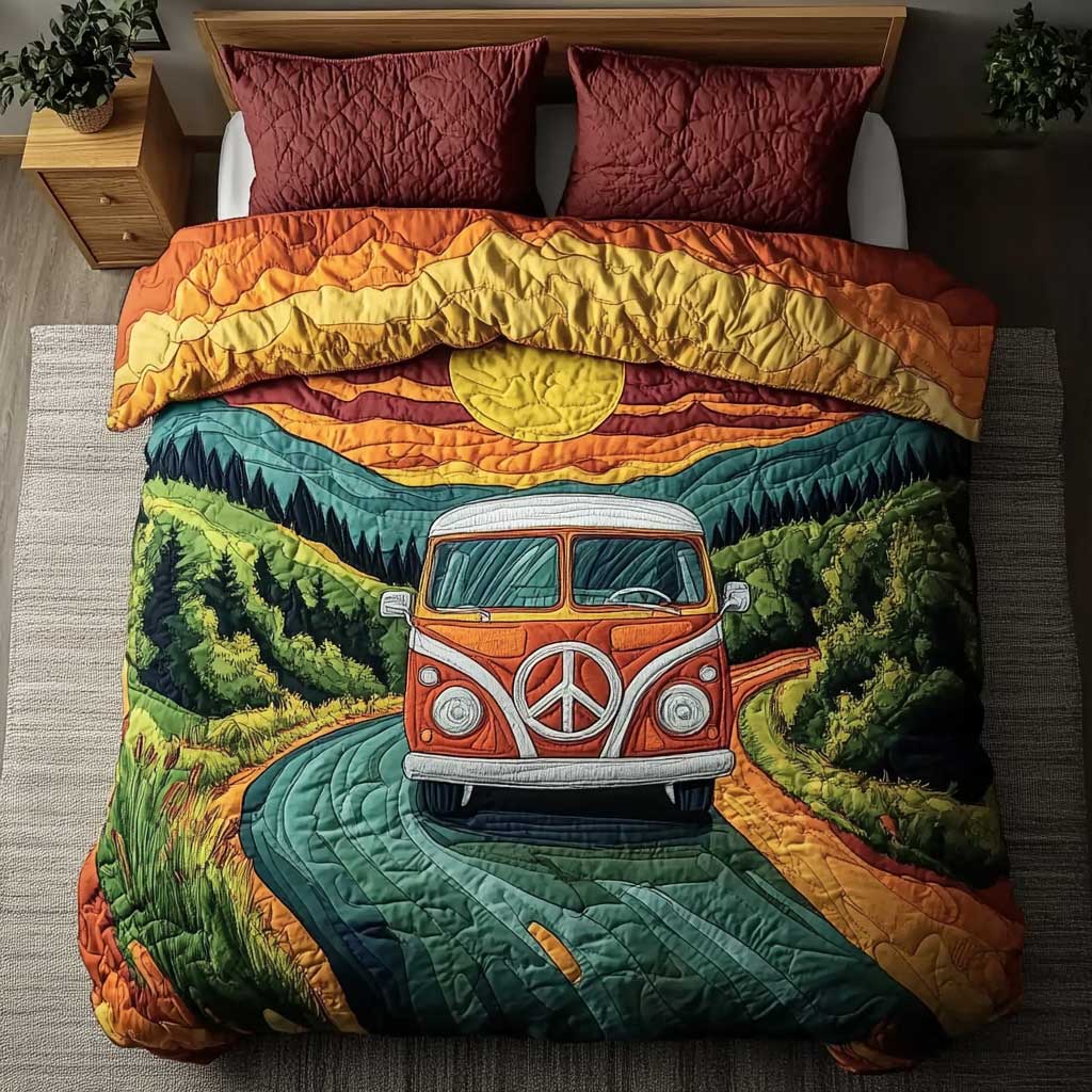 Sunset Camper Car WN1202030CL Duvet Cover Set