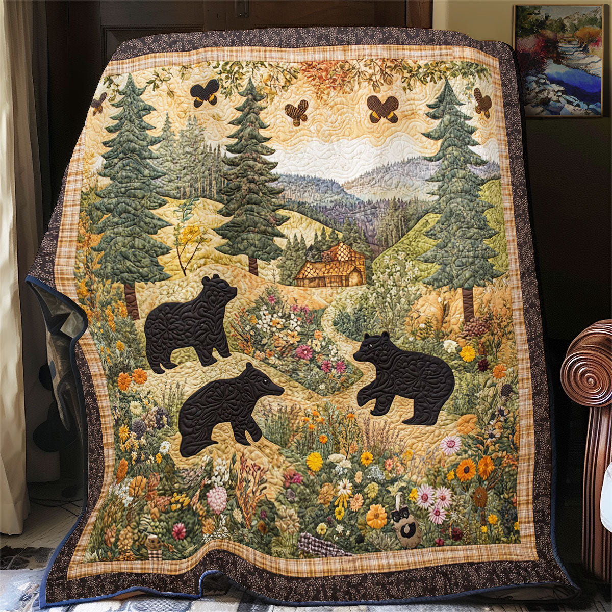 Bear Meadow WY1803015CL Quilt