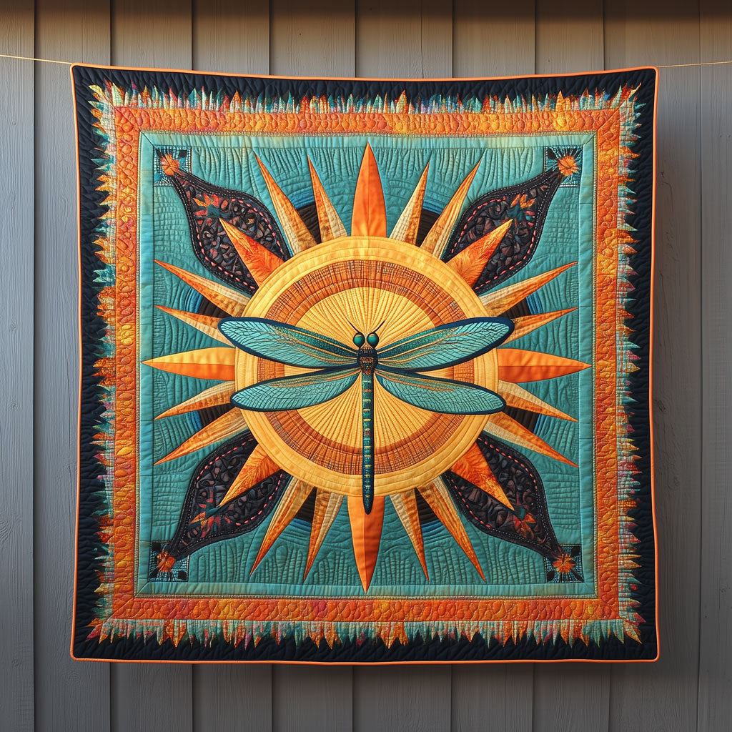 Southwestern Sunburst Dragonfly LT0810017CL Quilt