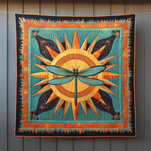Southwestern Sunburst Dragonfly LT0810017CL Quilt